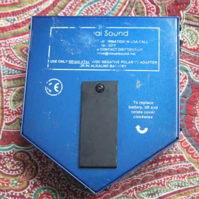 used Visual Sound H2O V1 (with cursive V) Liquid Chorus & Echo early 2000s + battery, strings, and a new set of rubber FEET (NO box / NO paperwork) image 14