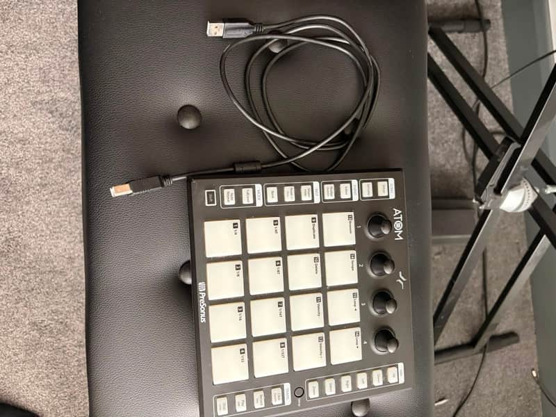 PreSonus ATOM USB 2.0 Pad Controller 2018 - 2019 - Black image 1