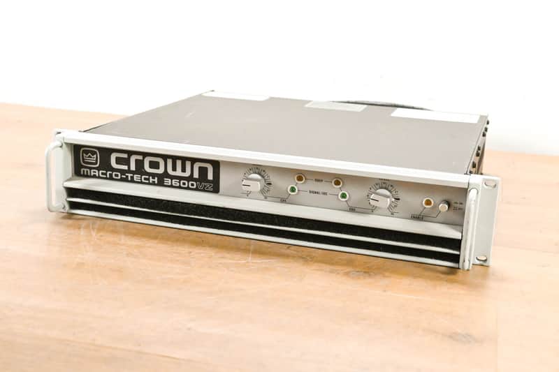 Crown Macro-Tech 3600VZ 2-Channel Power Amplifier CG0127T image 1