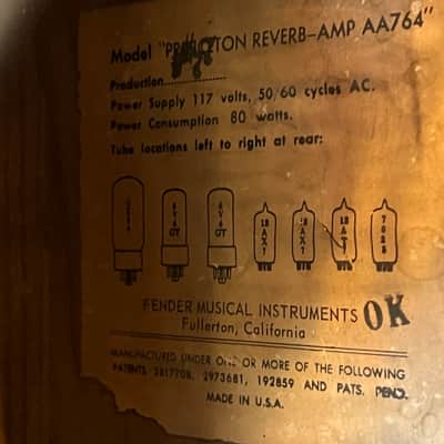 Fender Princeton Reverb Amp 1965 image 4