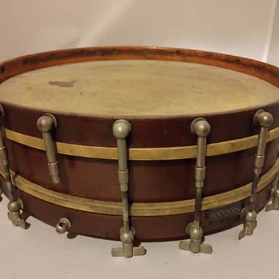 Jason Ward Snare Drum - thumbscrew 1920s Bild 8