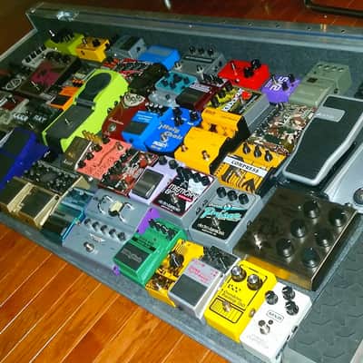 World's Largest Pedalboard Anvil Pedalboard Blue Massive! image 5