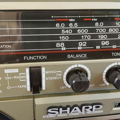 SHARP GF-5757 Rare Vintage Serviced Japan Cassette Deck Boombox Warranty image 11