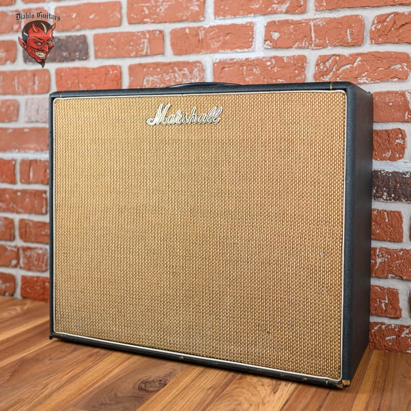 Marshall Popular 1930 Vintage 10W 2x10 Guitar Combo 1970 Black image 1
