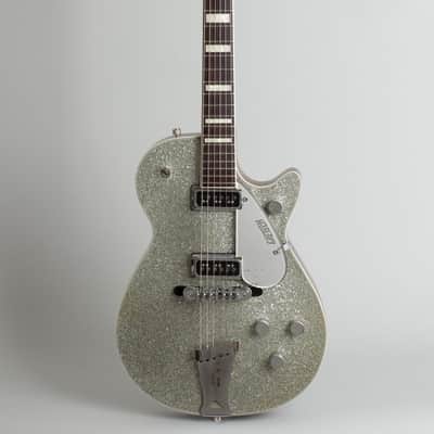 Gretsch PX 6129 Silver Jet Solid Body Electric Guitar (1955), ser. #16378, tweed hard shell case. image 1