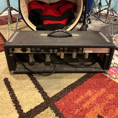 Fender Bandmaster "Drip Edge" 50-Watt 2-Channel Guitar Amp Head 1968 - 1969 Silverface image 8