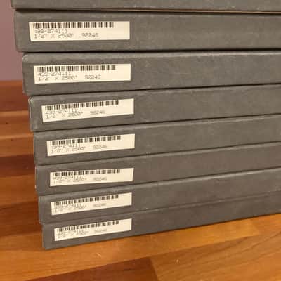 Single Reel of Ampex 499 Grand Master Gold 1/2" X 2500'- New & Unused in original box and unbroken wrapper from original owner- Stored in Climate-Controlled Professional Studio - (9) available image 6