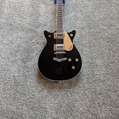 Gretsch G5222 Electromatic Double Jet BT with V-Stoptail 2022 - Present - Black image 1