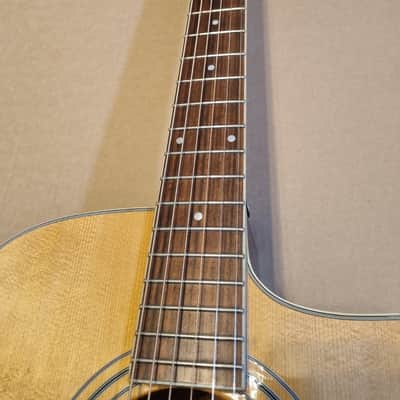 Hofner HA-JC03 Jumbo Electro Acoustic Guitar Solid Spruce Top image 7