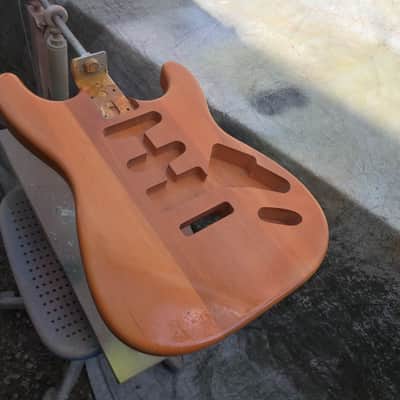 Stratocaster Body - 2 tone Sunburst - Super Heavy Relic - 100% handcrafted in Italy - Alder image 10