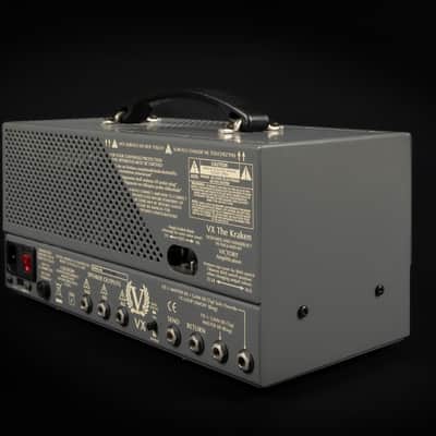 2017 Victory Amps VX The Kraken 50-Watt Tube Guitar Head - Silver | Lunch Box Made in England | Case image 8