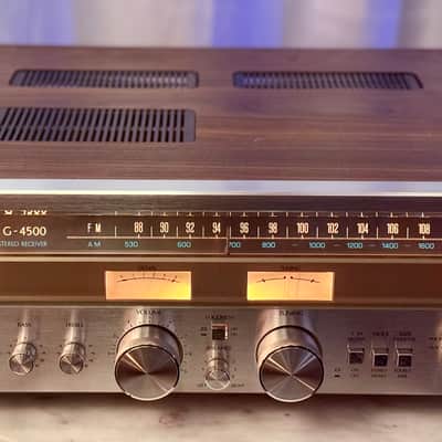 🎶✨ Sansui G-4500 Pure Power Stereo Receiver w/ Wood Case — Serviced by Cove, FM Aligned image 2