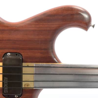 1984 ALEMBIC Spoiler Electric Bass w/ 4 Novatone Magnet Fretboards & Case #26856 image 4