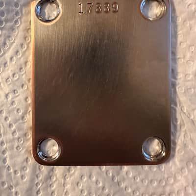 Vintage 1957 Fender Stratocaster, Telecaster, P Bass Neck Plate image 1