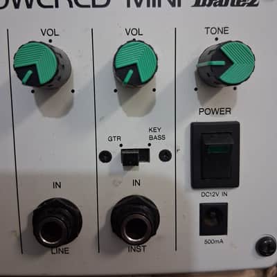 CIB Rare Vintage, collectable Ibanez ma10 multi mini amp powered image 3