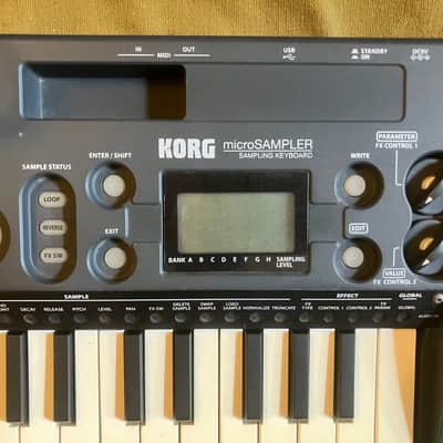 Korg MS1 MicroSampler 2010s - Black image 3