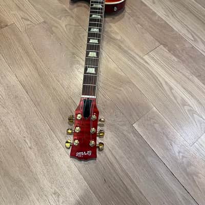 1996 Orville Les Paul RARE Matching Quilt Top Headstock USA Gibson Pickups Grover Tuners w/HSC 8.5 LBS image 6