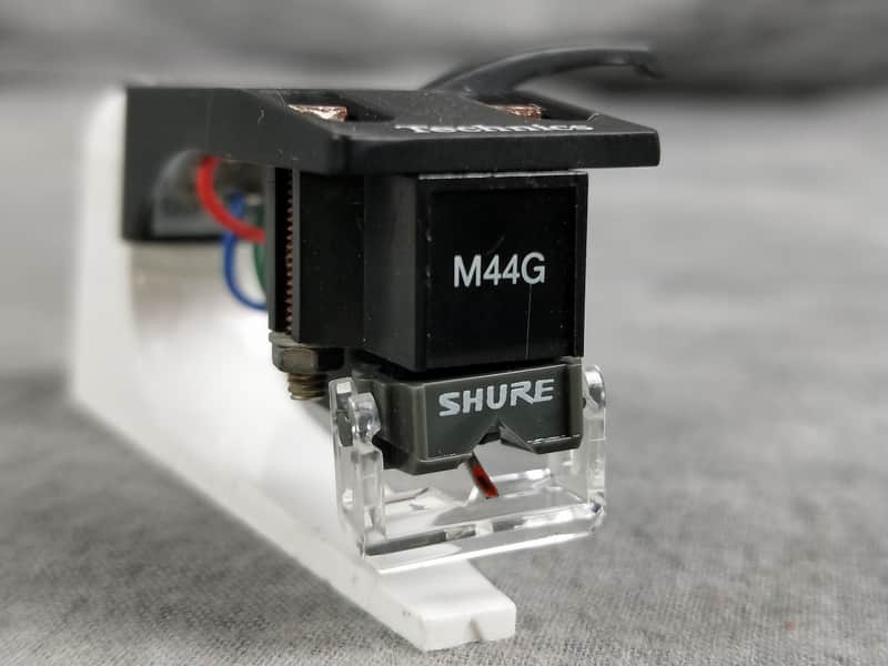 Shure M44G DJ Turntable Cartridge With Technics Headshell In Ex