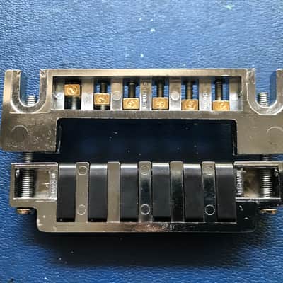 Schaller 456 Vintage Guitar Bridge/Tailpiece 1970's (Tony Iommi "Old Boy " SG Jaydee Super Rare!) image 5