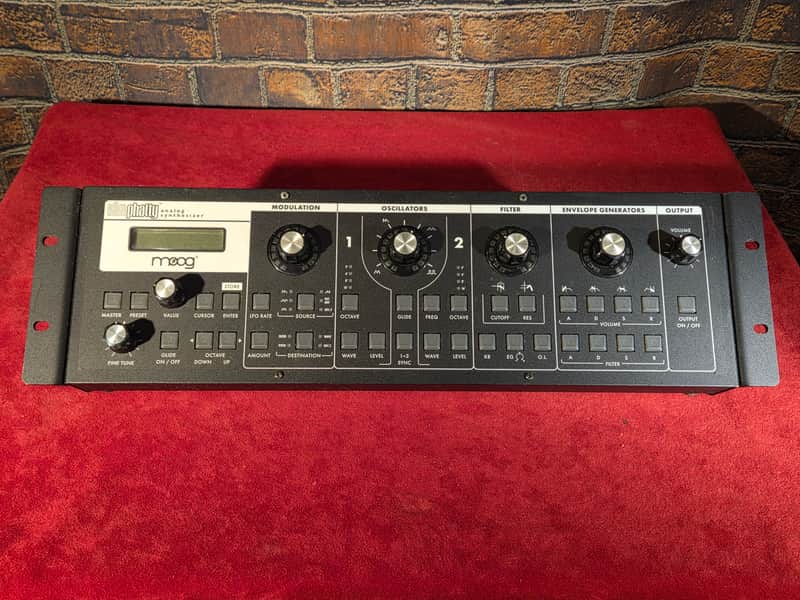 Moog Slim Phatty Analog Synthesizer Rack Unit w/ Expression Pedal image 1