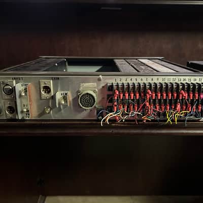 API 7312 1970s microphone preamp (x4) with rack and 2 power supplies image 5