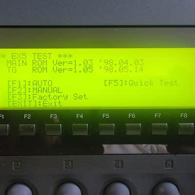 Yamaha EX5 Synthesizer Sampler Workstation 76 Keyboard W/ Aftertouch AWM VL FM floppies & Manual image 13