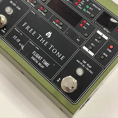 Free The Tone FT-1Y Flight Time Digital Delay 2010s - Green | Reverb