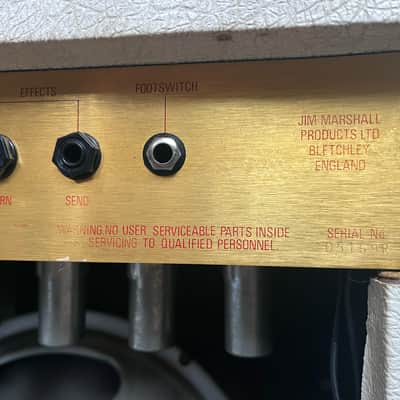 Marshall JCM 800 Lead Series Model 4210 50-Watt Master Volume 1x12" Combo 1980s - Black image 6