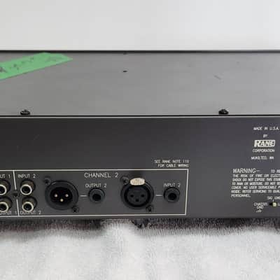 RANE graphic equalizer Model ME-60 , 31 Band 1/3 Octave, Made In USA image 6