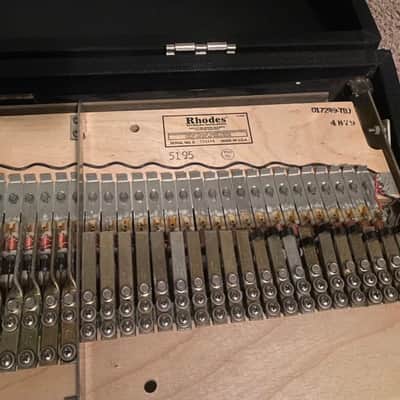 Rhodes Mark II Stage 73-Key Electric Piano 1980 - 1983 - Black Flat Top image 2
