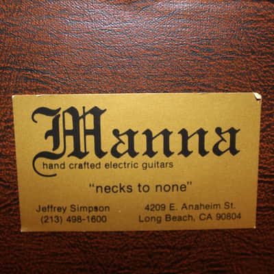 Manna Boutique ST Super Strat 90's Black image 19