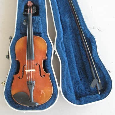 German 4/4 Violin 1980s? - Brown image 1