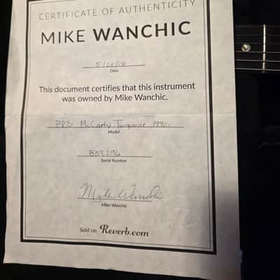 PRS McCarty Soapbar 1990 Turquoise OWNED BY MIKE WANCHIC, JOHN COUGER MELLENCAMP'S GUITARIST image 15