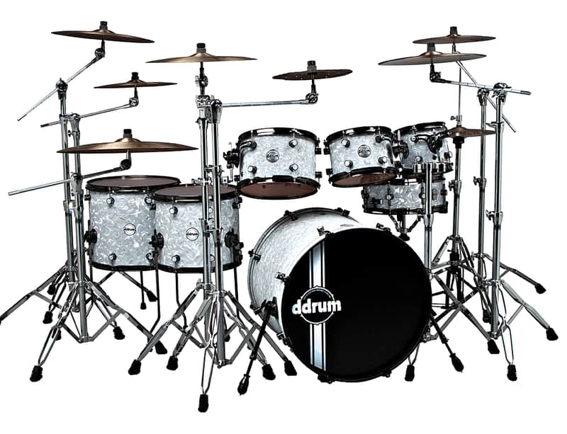 ddrum Reflex Drum Shell Kit (Bubble White Finish) NEW image 1