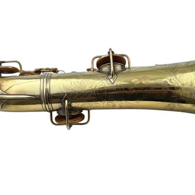 Conn Gold Plated New Wonder 8m C Melody Saxophone w/PORTRAIT EXTRA ENGRAVING image 17