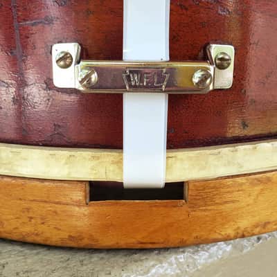 WFL Keystone 1955-59 Marching Snare 14x10 Single Tension Mahogany/Maple Restored Video image 11