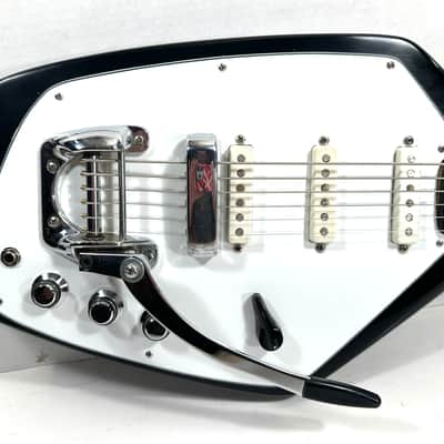 Awesomesauceguitars modified baritone Vox Phantom VI with vintage parts “The Ghost” 2026 - Black image 1