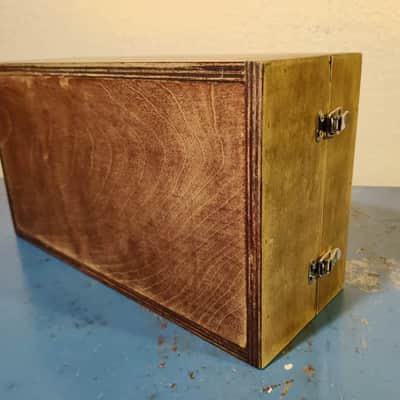 Handmade wooden Eurorack Lunchbox 64hp 3U + 1U Pulp Logic / Synthrotek PSU DIY Eurorack Case image 4