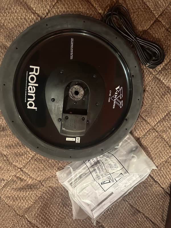 Roland CY-14C-T V-Cymbal 14" Crash Pad 2010s - Black image 1
