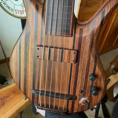 Carl Thompson 6 String Fretless 2011 - Rainbow image 4