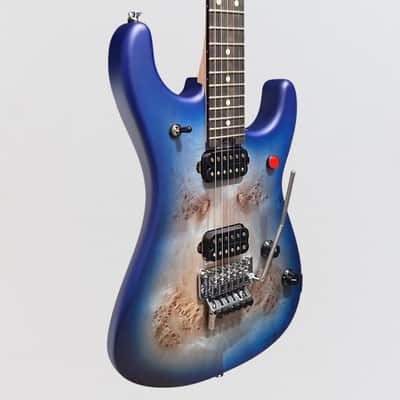 EVH 5150 Series Deluxe Poplar Burl Electric Guitar - Aqua Burst image 2