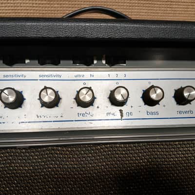 1970-72 Ampeg VT-22 100-Watt 2x12" Guitar Combo Serviced F&T Capacitors Vintage 7027A image 4