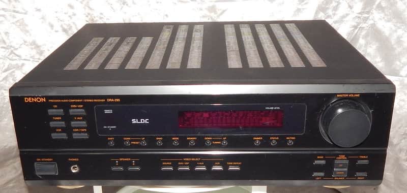 Denon DRA-295 stereo recevier plain and simple with stereo pre out image 1