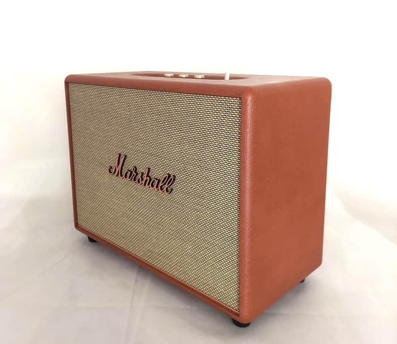 Marshall Woburn III Portable Bluetooth Speaker - Brown | Reverb