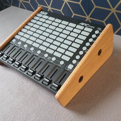 Akai APC Mini Oak Stand (ONLY) from Synths And Wood with VESA Mounting image 7