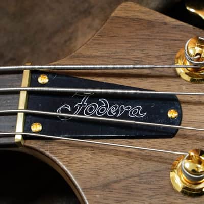 Fodera Monarch 4 Deluxe Custom Walnut image 4