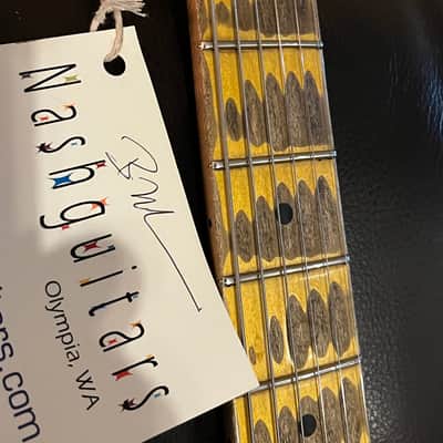 Nash S~57 2015 - 3T Heavy Relic Sunburst, Lollars, Gotoh, Ash Body, Maple on Maple Neck!  KIller set and just one great build guitar.  Alligator Nash HSC image 10
