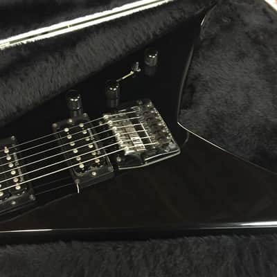 Jackson USA KV1 King V Dave Mustaine 1999 Black original hard shell case image 1