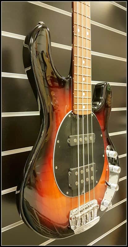 Musicman USA Sting Ray 4 HS Neckthrough, Vintage Sunburst image 1