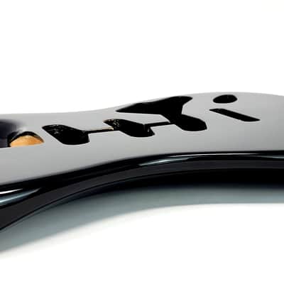 Brio Replacement BODY for Fender Stratocaster Strat, Roasted Ash-Black image 4